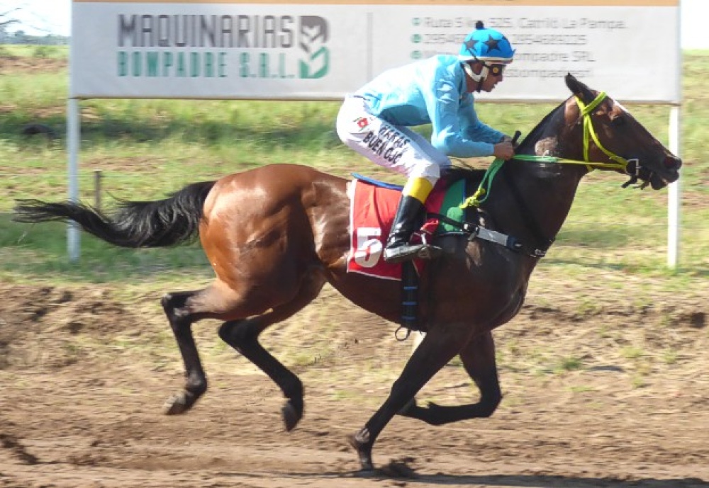 Triunfo para dos caballos de Tornquist en la recta del Club Hípico y Social Catriló