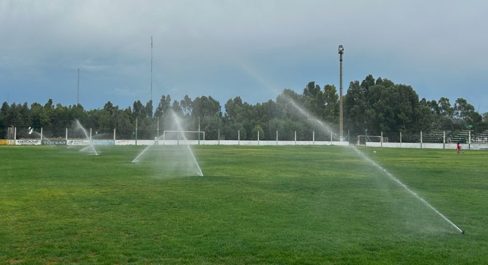 Club Unión: Nueva bomba para el riego artificial del Juan José Bolletta