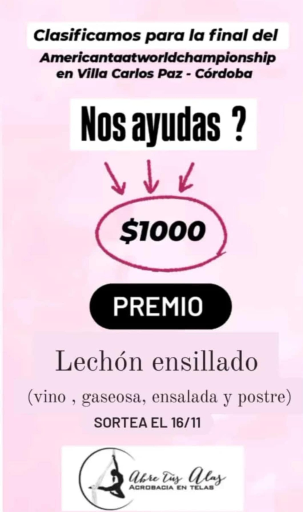 Últimos numeritos disponibles del bono contribución de Abre tus Alas que sortea este sábado al mediodía