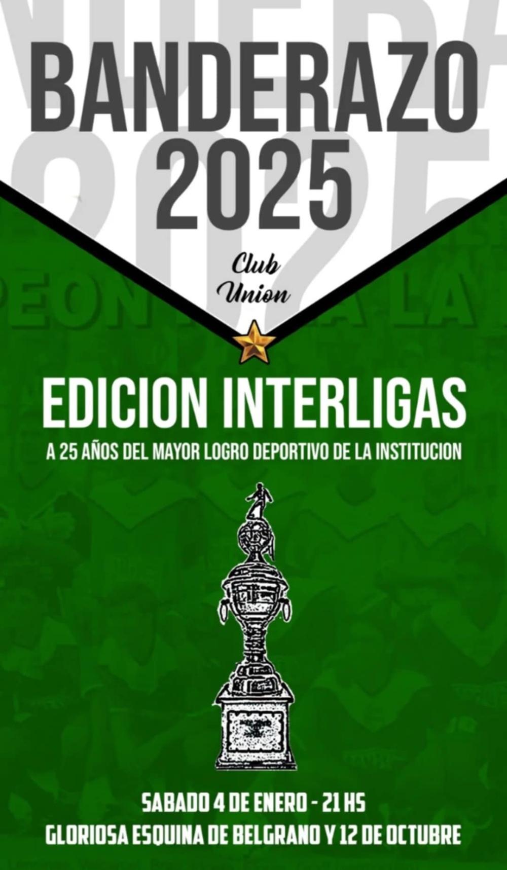 El Club Unión tiene a la venta el bono contribución ”Banderazo 2025”