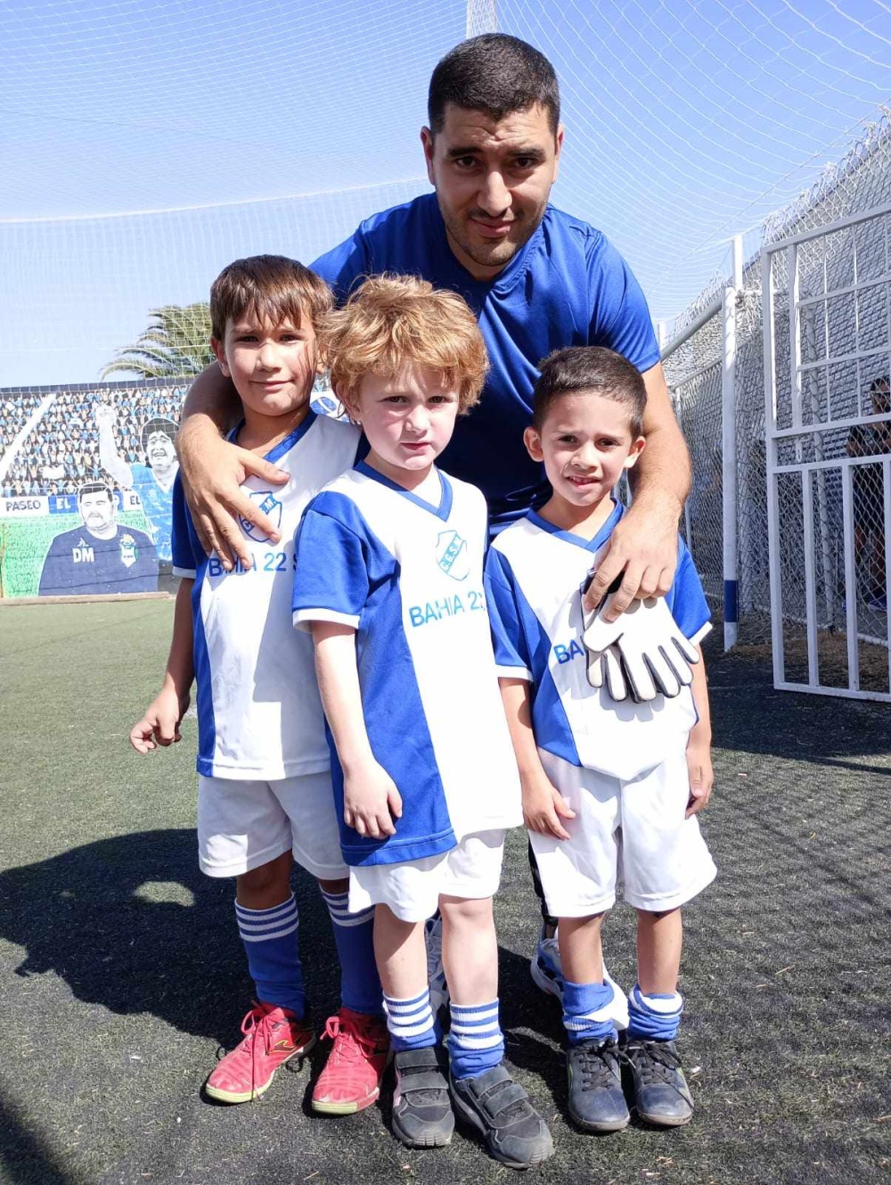 La escuelita de futbol de San Martin de Chasico tuvo su primer experiencia del año en Bahía Blanca