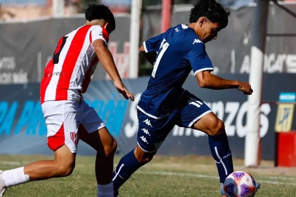 Dylan Cornejo debutó en la séptima división de Racing Club de Avellaneda