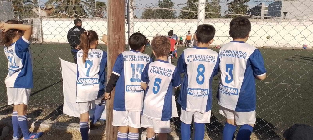 La escuelita de futbol de San Martin de Chasico tuvo su primer experiencia del año en Bahía Blanca