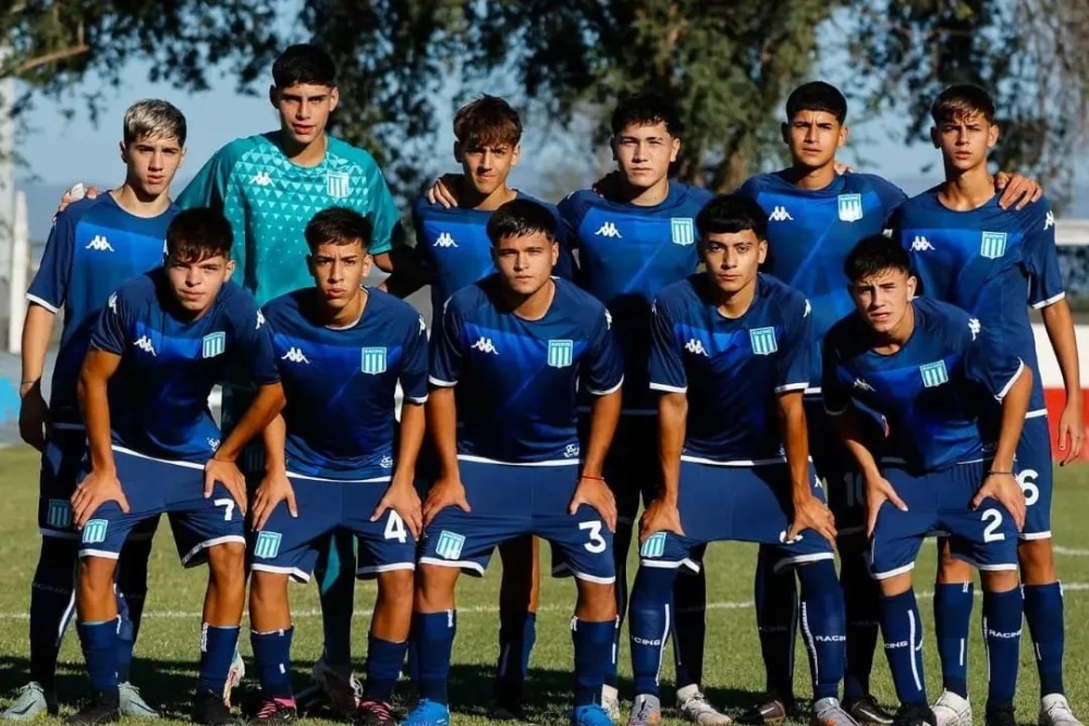 Dylan Cornejo debutó en la séptima división de Racing Club de Avellaneda