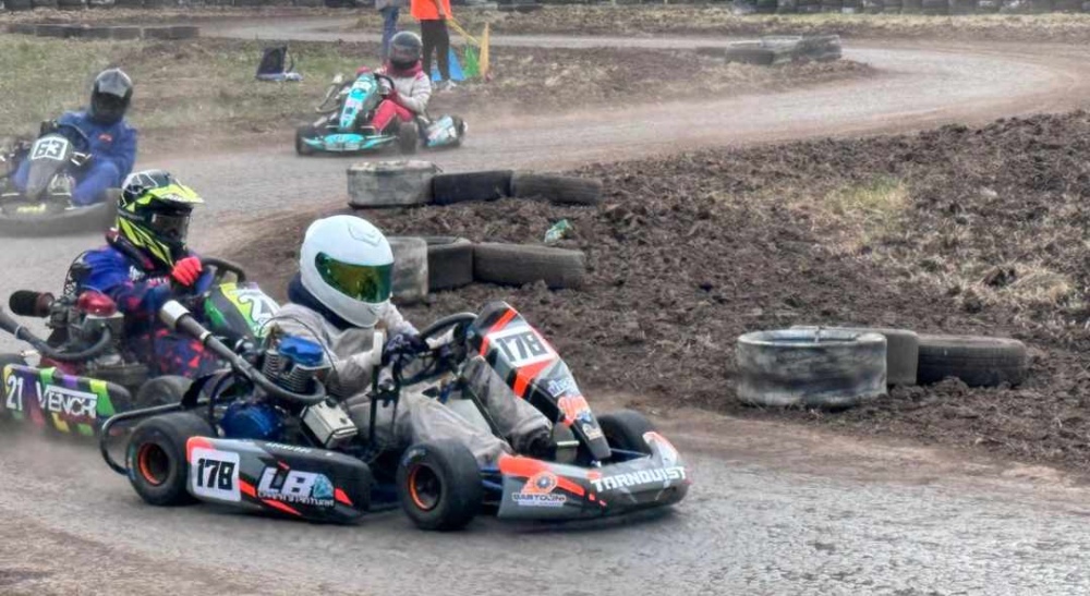 Diego ”Mecha” Moriames hizo un balance de su debut en el Superkart del Sudoeste