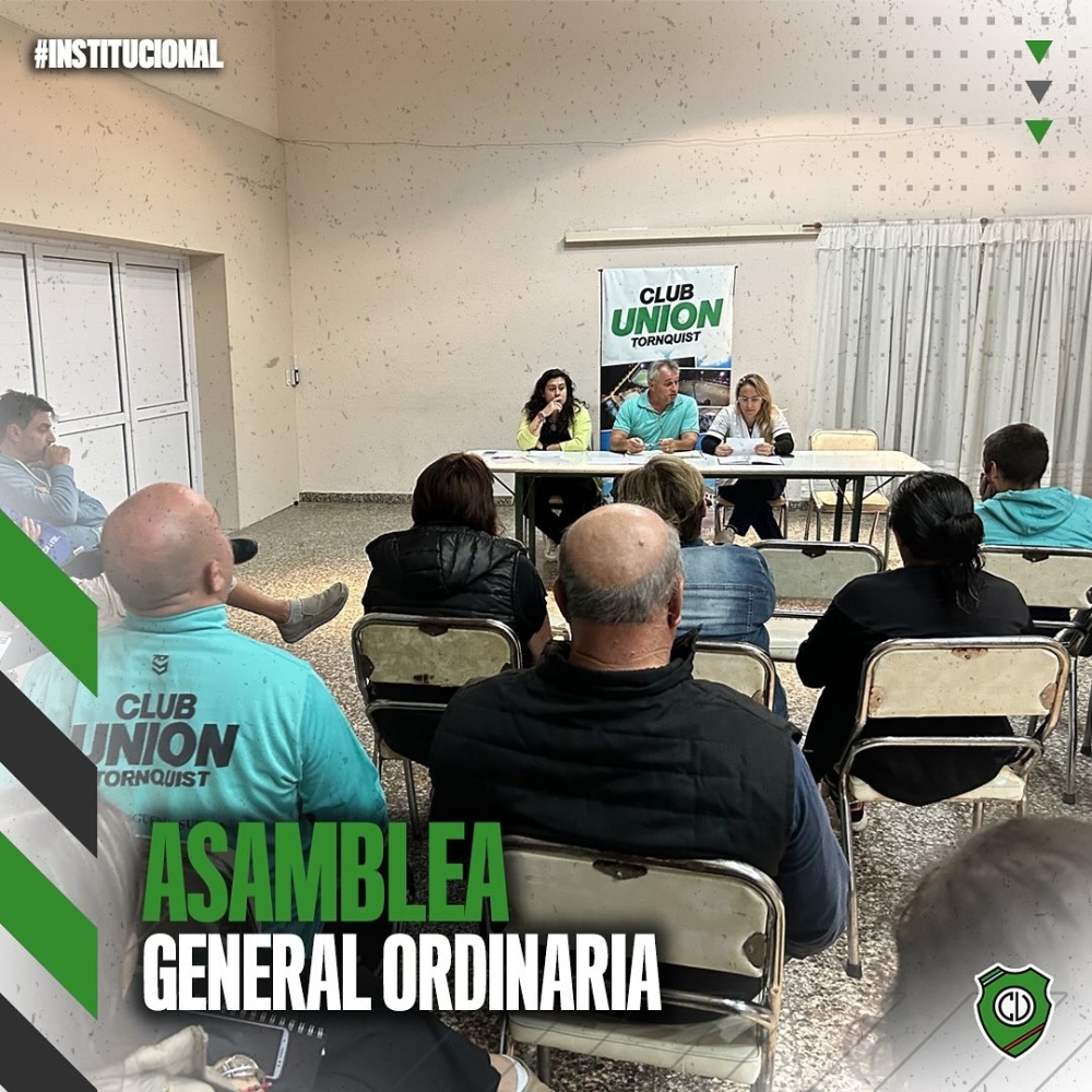 Se celebró la Asamblea General Ordinaria del Club Unión