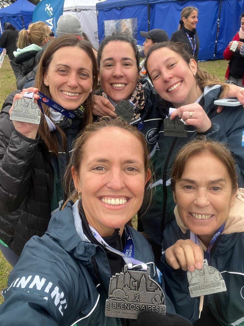 Atletas serranas compitieron por primera vez en la Media Maratón de Buenos Aires