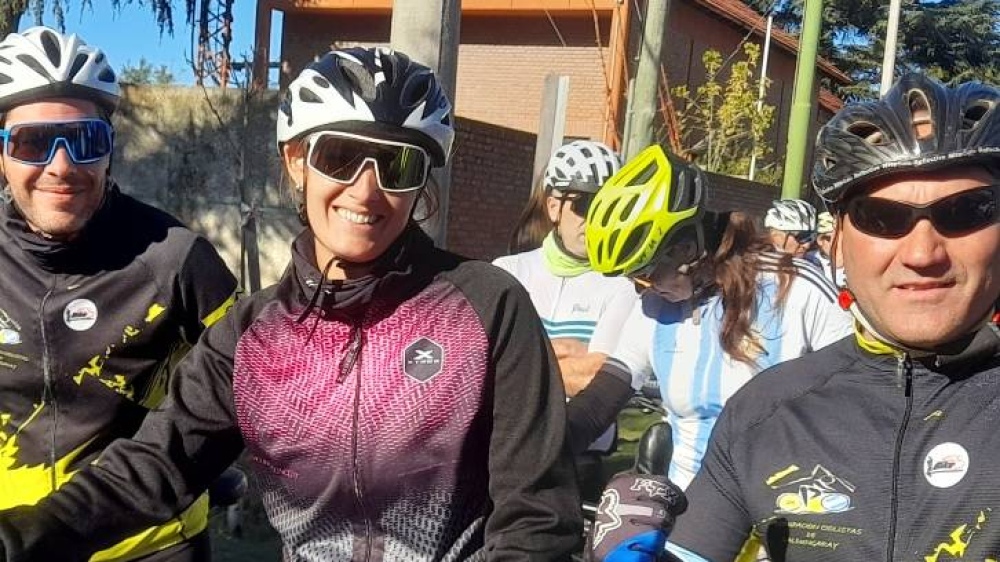 Representantes de la Agrupación Ciclistas de Saldungaray tuvieron actividad en Sierra de la Ventana