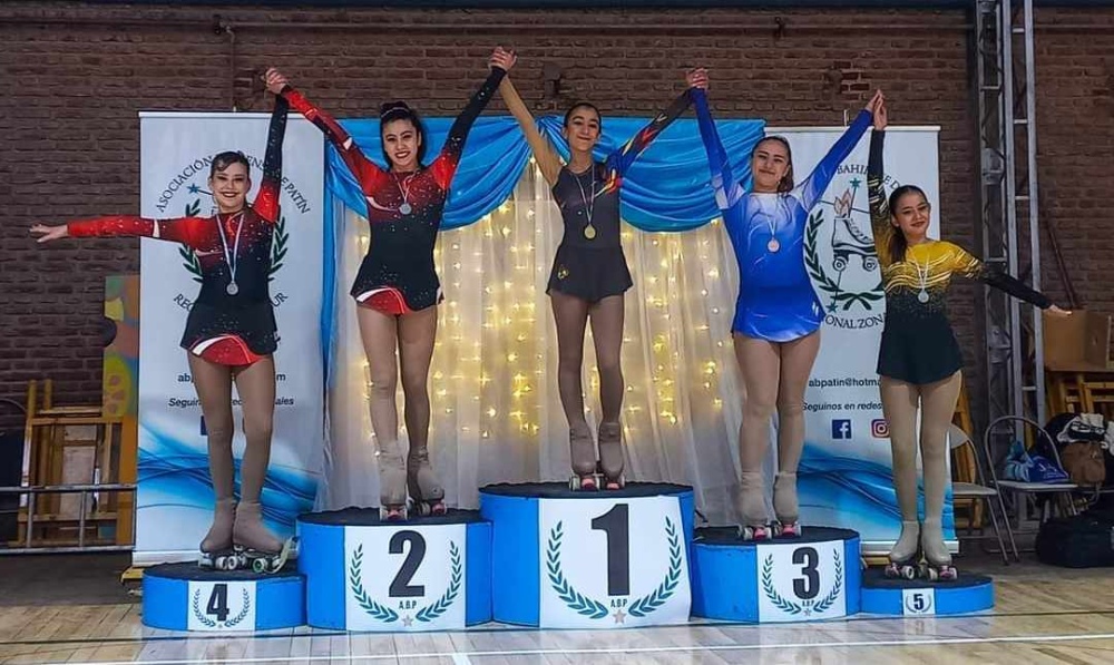 Patinadoras de Chasico compitieron en el primer Torneo Regional de Copas disputado en Bahía Blanca