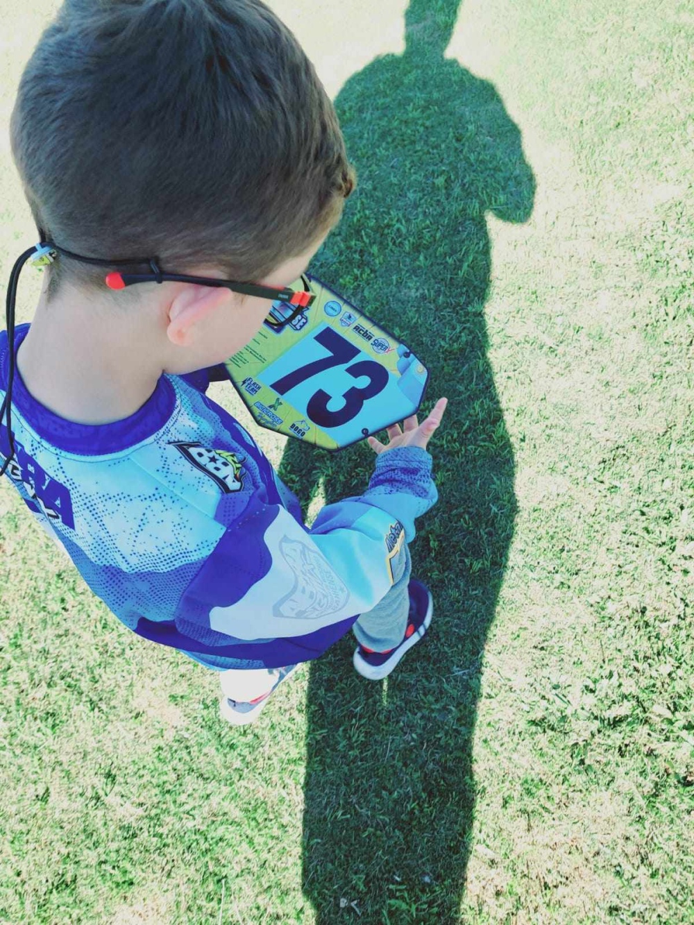 Amadeo Navarro Vallejos en lo mas alto del podio en un torneo bonaerense de BMX