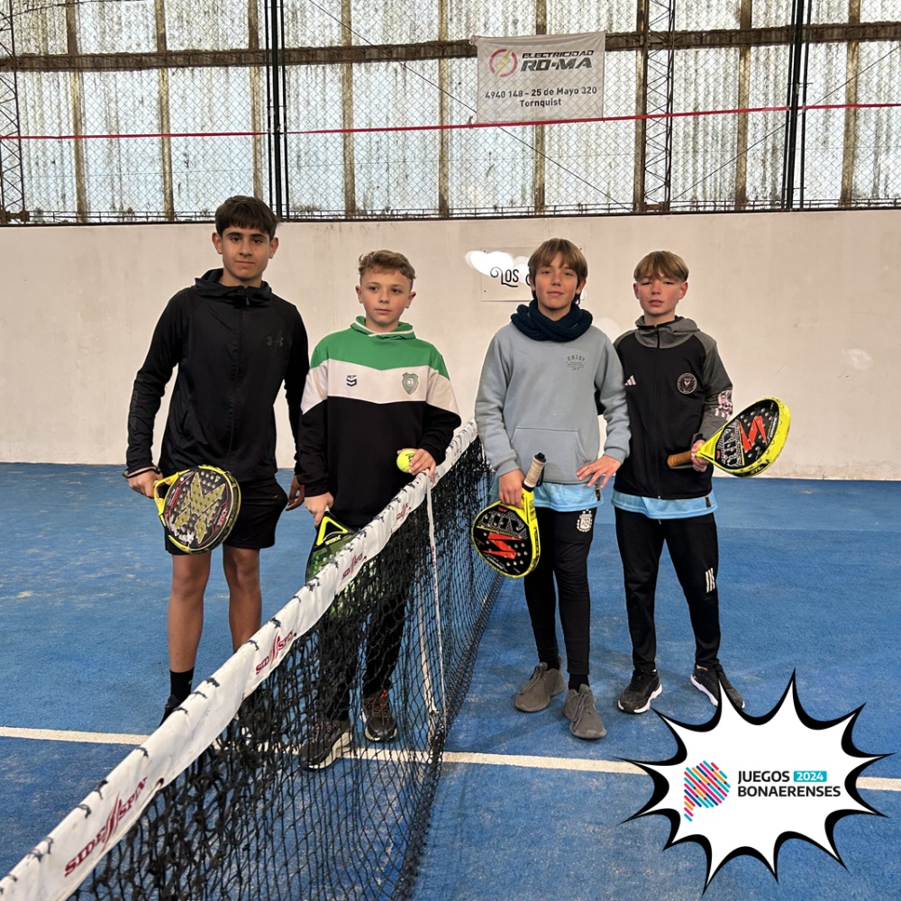 Este lunes se jugó la Etapa Local de padel masculino Sub 14 en Tornquist