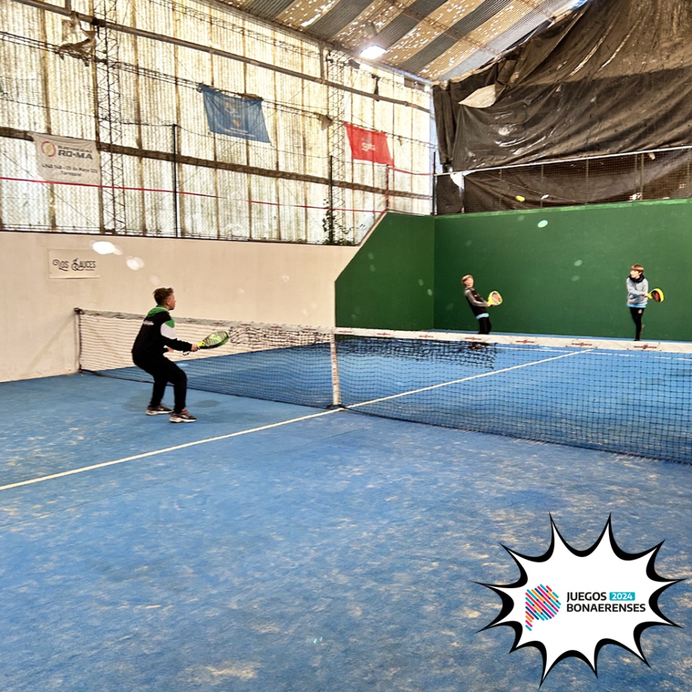 Este lunes se jugó la Etapa Local de padel masculino Sub 14 en Tornquist