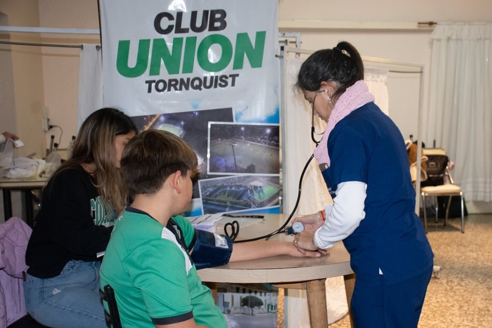 Con controles a los jugadores de inferiores del Club Unión se le dio continuidad al programa ”Sanitos”