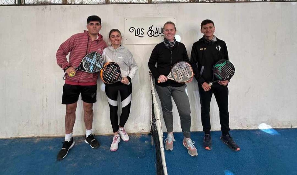 Jimena Diez - Nahuel Sanabria, ganadores de un torneo de séptima mixto en Los Sauces Padel