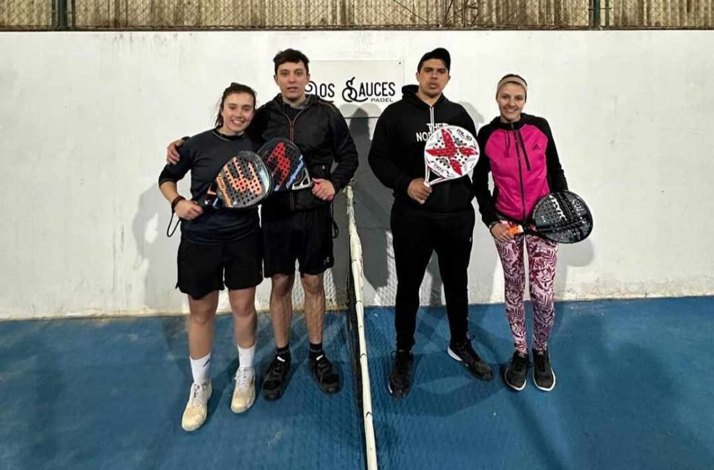 Jimena Diez - Nahuel Sanabria, ganadores de un torneo de séptima mixto en Los Sauces Padel