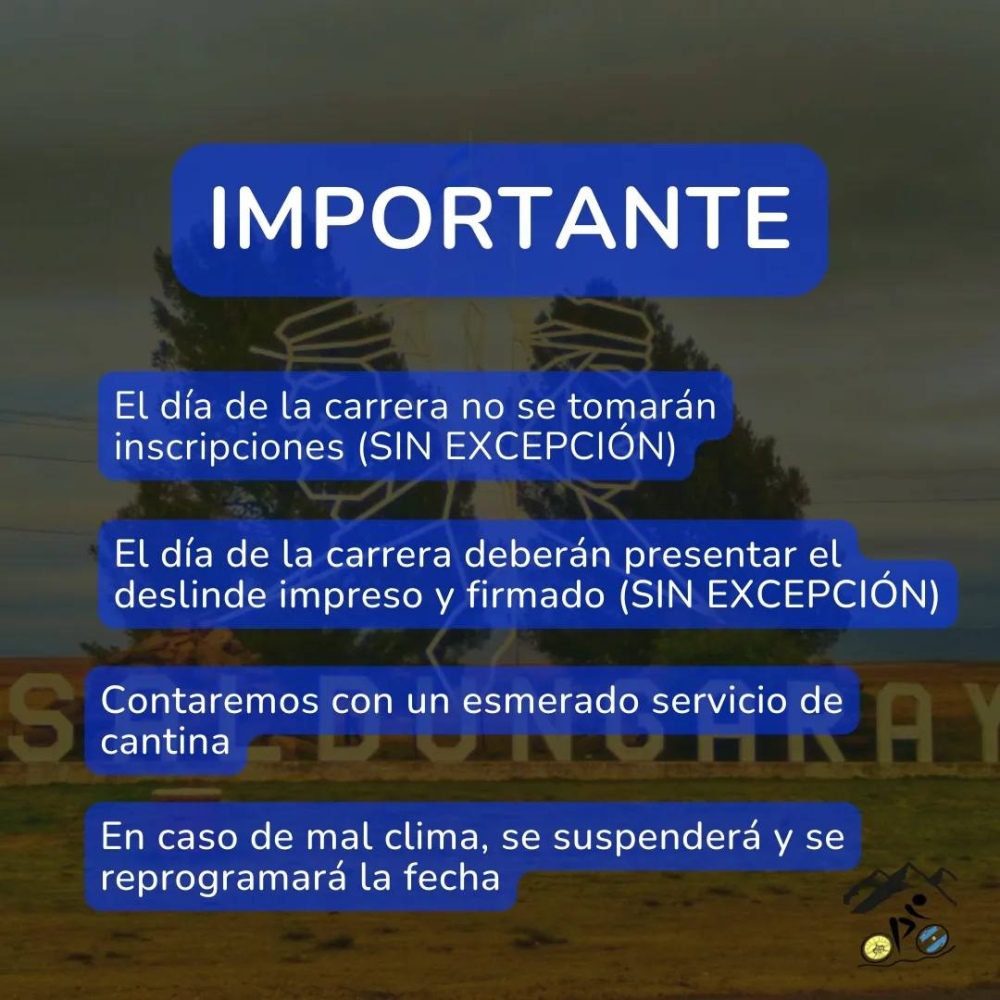 Inscripciones abiertas para la 4° Edición del ”Desafío El Cañadón”