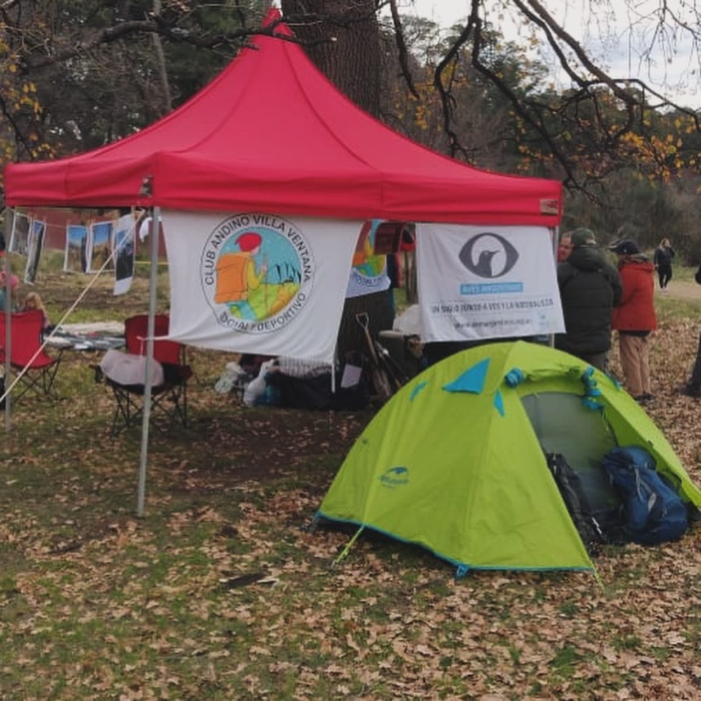 El Club Andino de Villa Ventana realizo una actividad en el marco del Dia de la Bandera