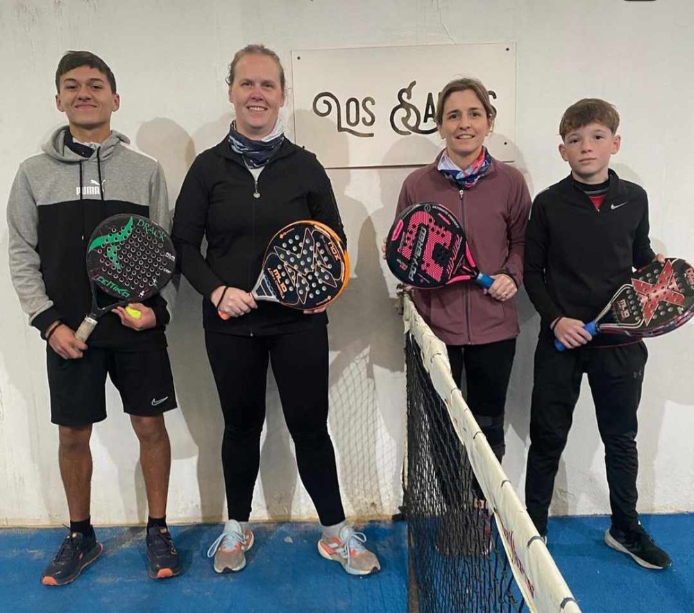 Jimena Diez - Nahuel Sanabria, ganadores de un torneo de séptima mixto en Los Sauces Padel