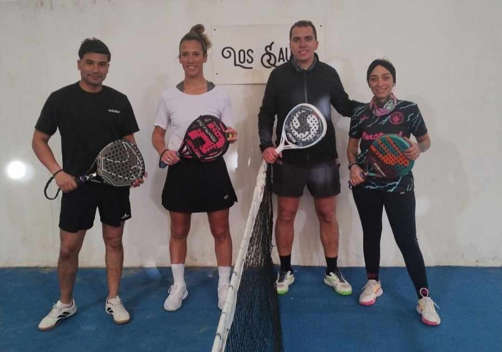 Jimena Diez - Nahuel Sanabria, ganadores de un torneo de séptima mixto en Los Sauces Padel