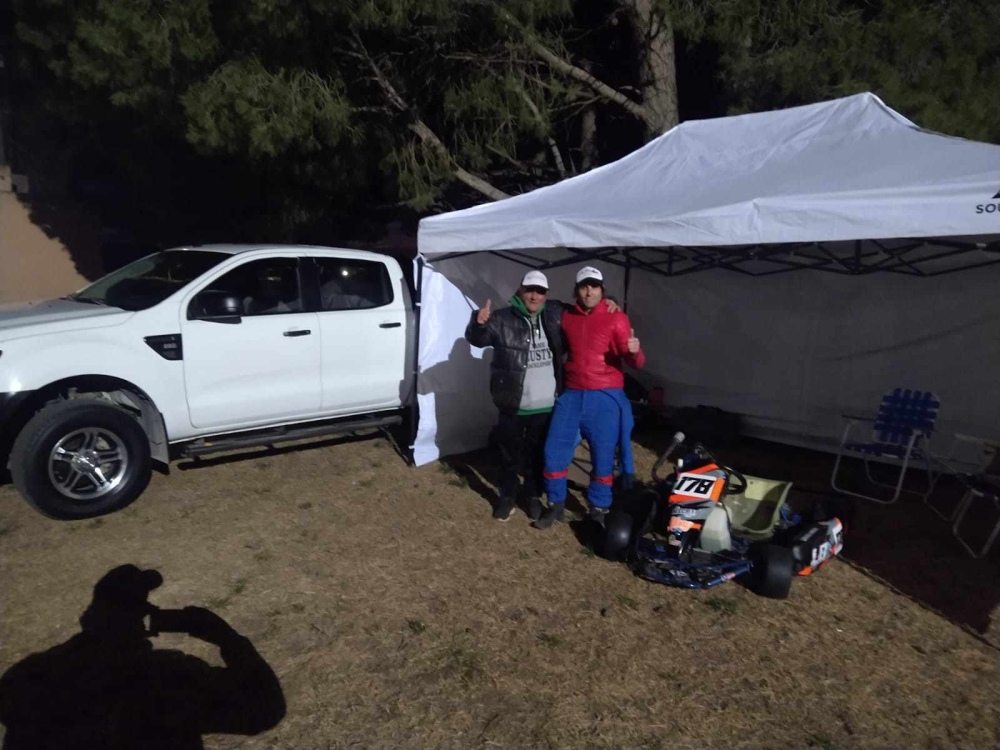 Diego “Mecha” Moriames participo de la sexta fecha de Superkart realizada en Saavedra