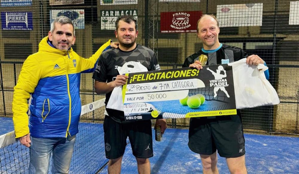 Franco Hammerchmitd y Gian Aiello son los nuevos campeones de Ventana Padel