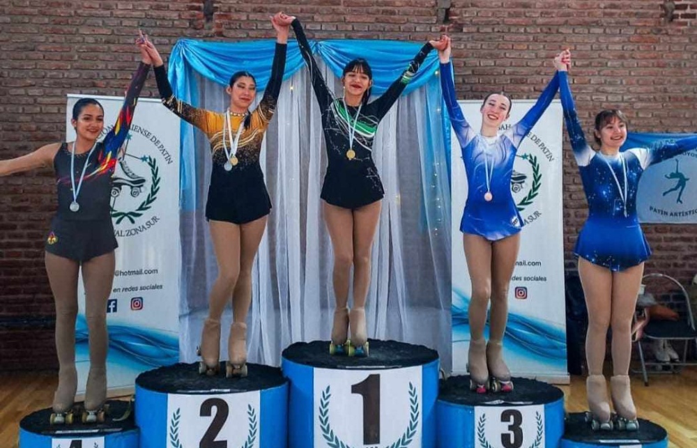 San Martin de Chasico presento cinco patinadoras en el segundo torneo regional de Copa RR