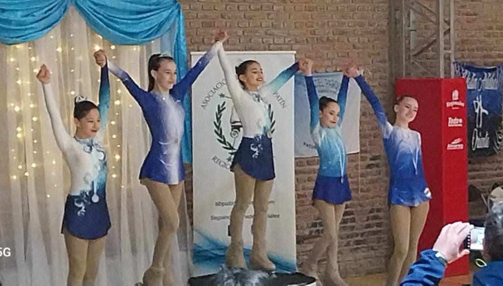 San Martin de Chasico presento cinco patinadoras en el segundo torneo regional de Copa RR