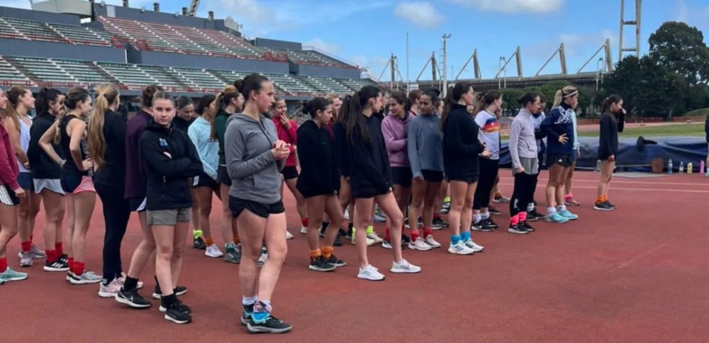 Rosario Streitenberger participo de una concentración regional en el Centro Nacional de Entrenamiento de Mar del Plata