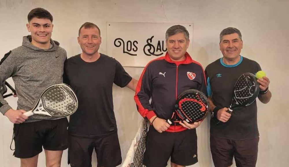 Emanuel Mascareno - Claudio Lencina, ganadores de un torneo de sexta categoría en Los Sauces Padel