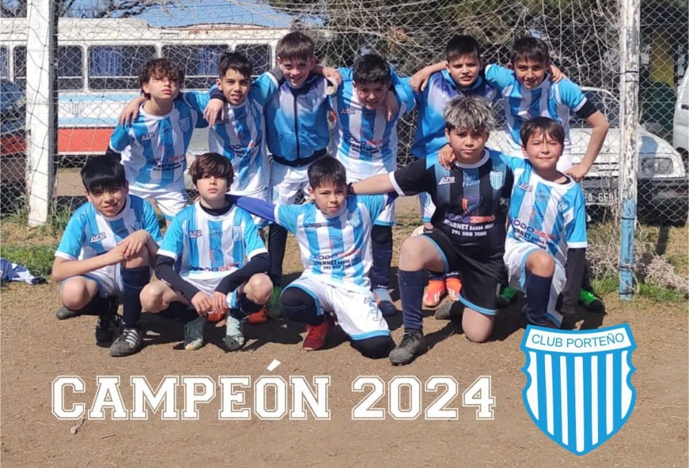 Inferiores: Porteño consiguió dos títulos y una clasificación a la Liguilla en Sub 13