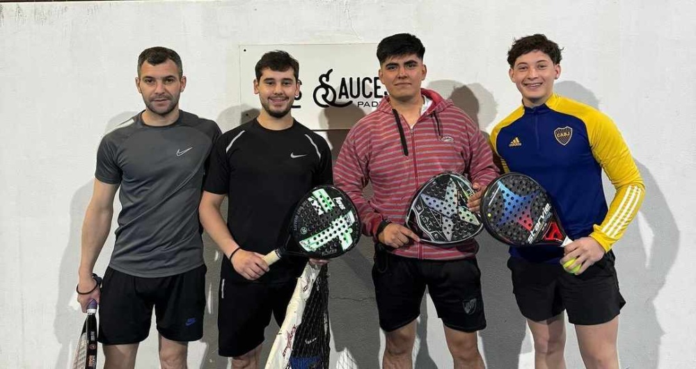 Emanuel Mascareno - Claudio Lencina, ganadores de un torneo de sexta categoría en Los Sauces Padel