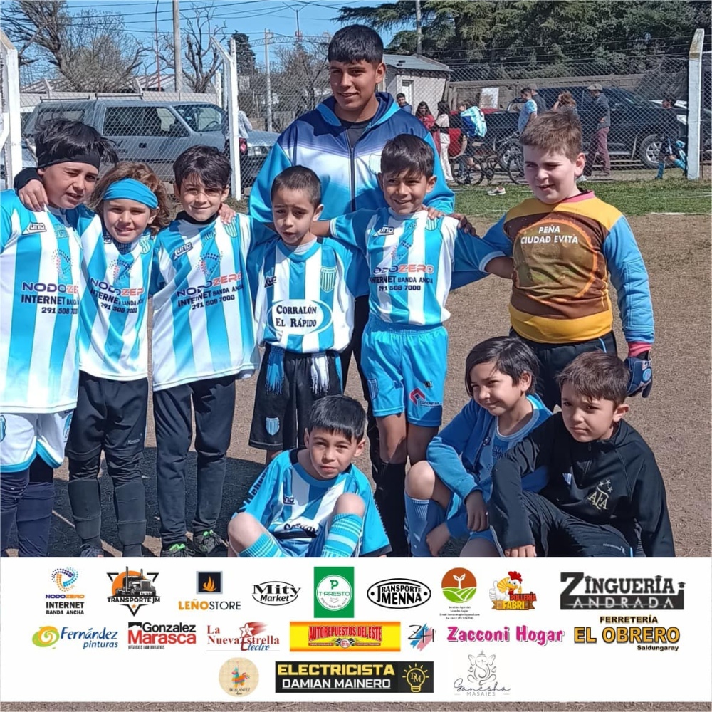 A falta de una fecha, el Sub 9 y Sub 10 de Porteño de Saldungaray es campeón en el certamen dorreguense de futbol