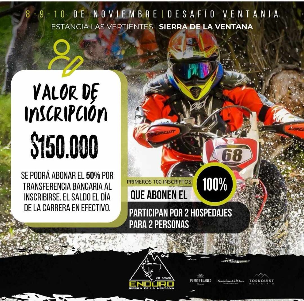 Abiertas las inscripciones para participar en la 2da edición de Desafío Ventania