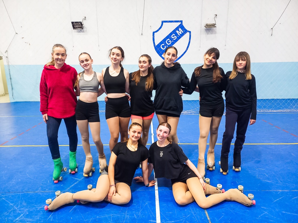 Patinadoras del Club San Martin de Chasico tendrán actividad en Monte Hermoso