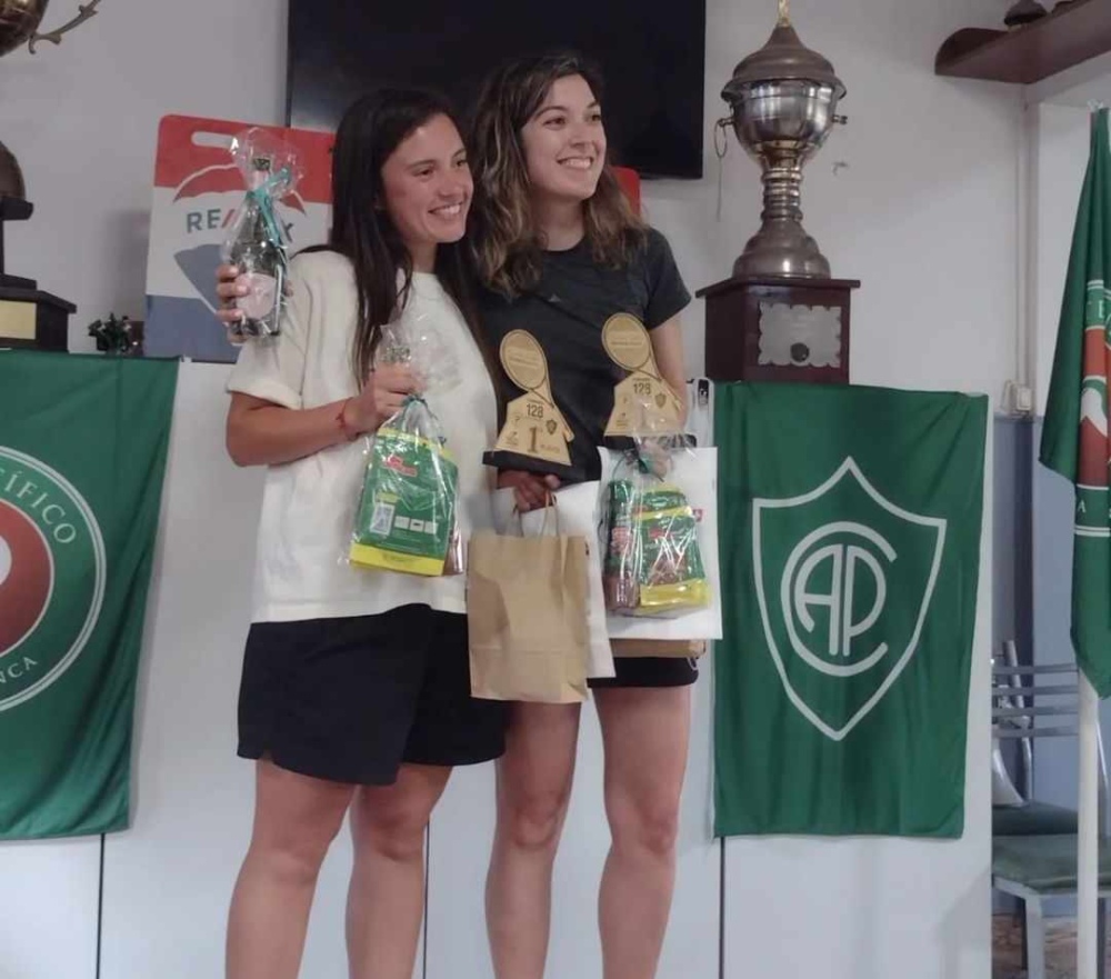 Tenis: Lucia Bacci - Melina Paije, campeonas de un torneo realizado en el Club Pacifico de Bahía Blanca