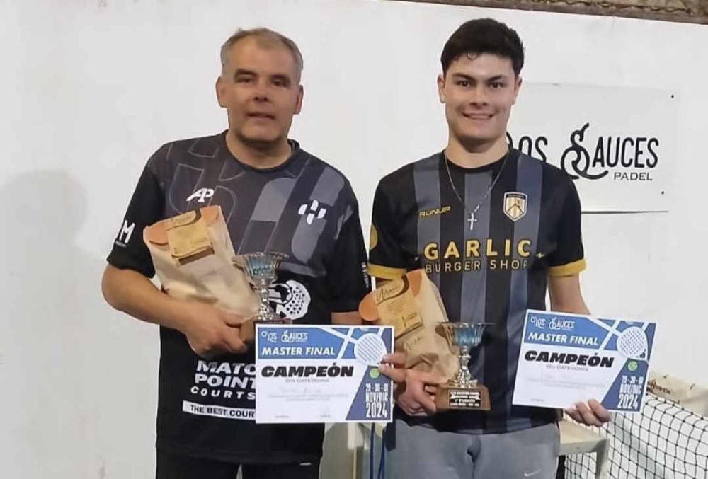 Los Sauces Padel corono a los campeones de los ultimos torneos del año