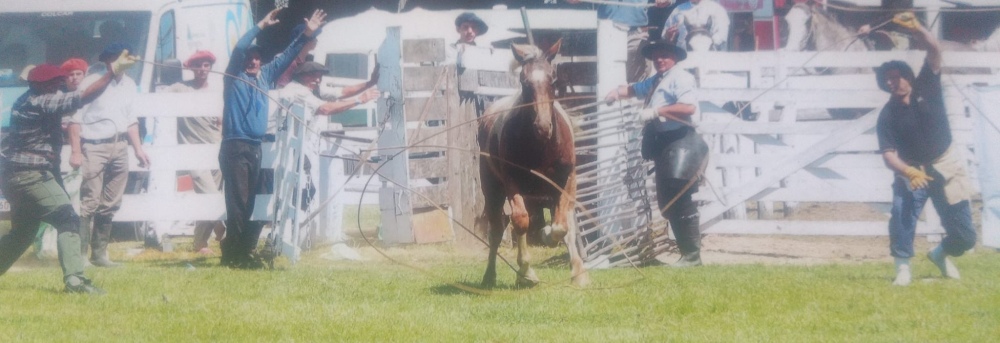 Tercer puesto para el tornquistense Matías Lacasta en un evento de pialada realizado en Maipu