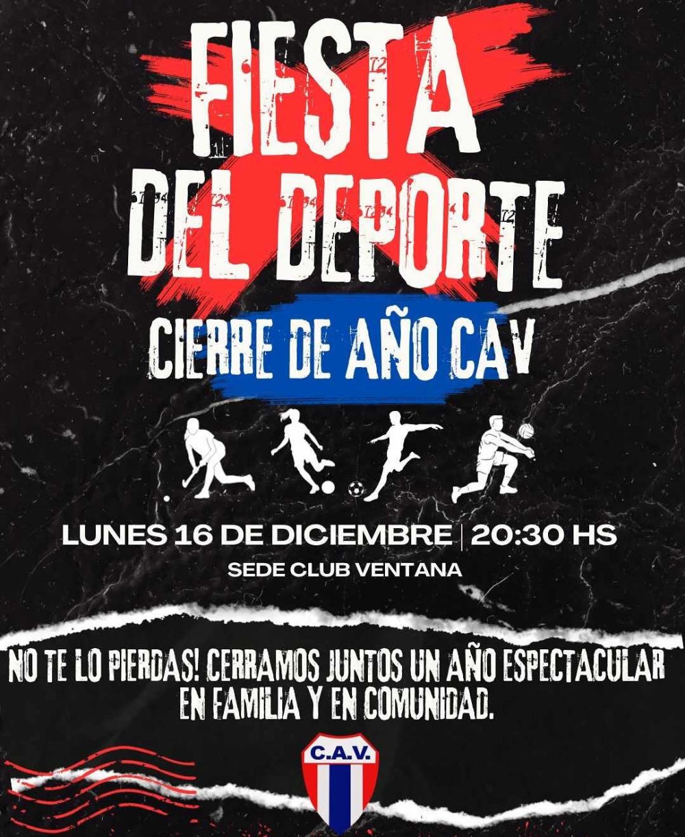 Club Atlético Ventana: ¡La Fiesta del Deporte ya está aquí!