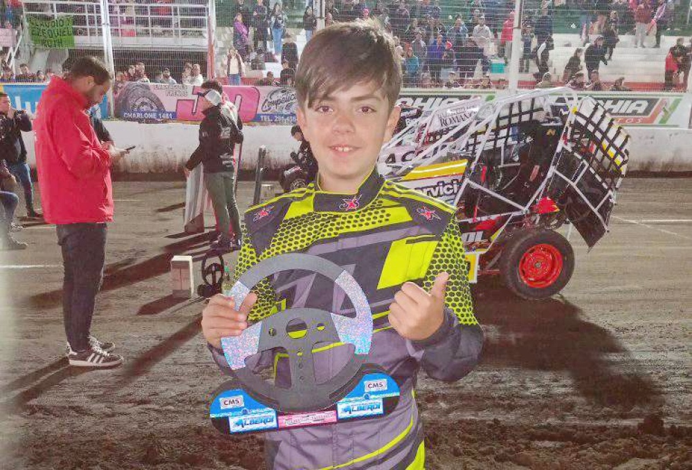 Micromidget: Gran tercer puesto para Valentín Chuliver en el inicio del torneo Estival 2023/4