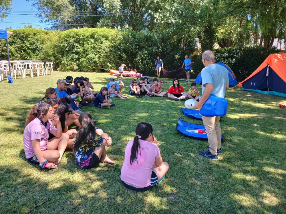 Alumnos del CEF Nº 195 de Sierra de la Ventana realizaron un campamento