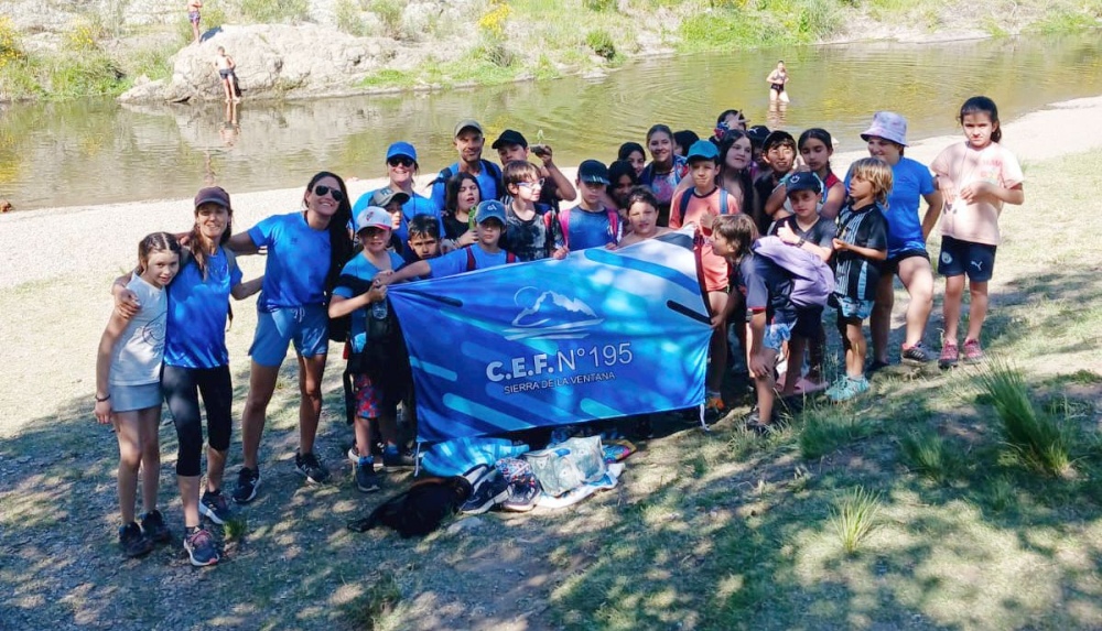 Alumnos del CEF Nº 195 de Sierra de la Ventana realizaron un campamento