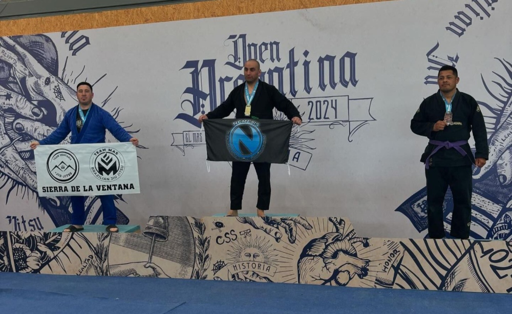 El Open Argentina, el campeonato de Jiu Jitsu más grande del país, contó con participación de representantes serranos