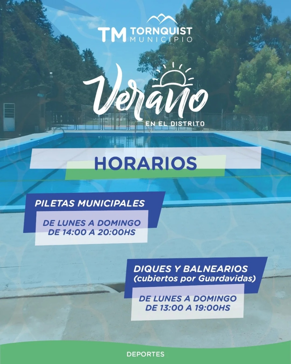 La temporada de verano esta por comenzar en todo el distrito