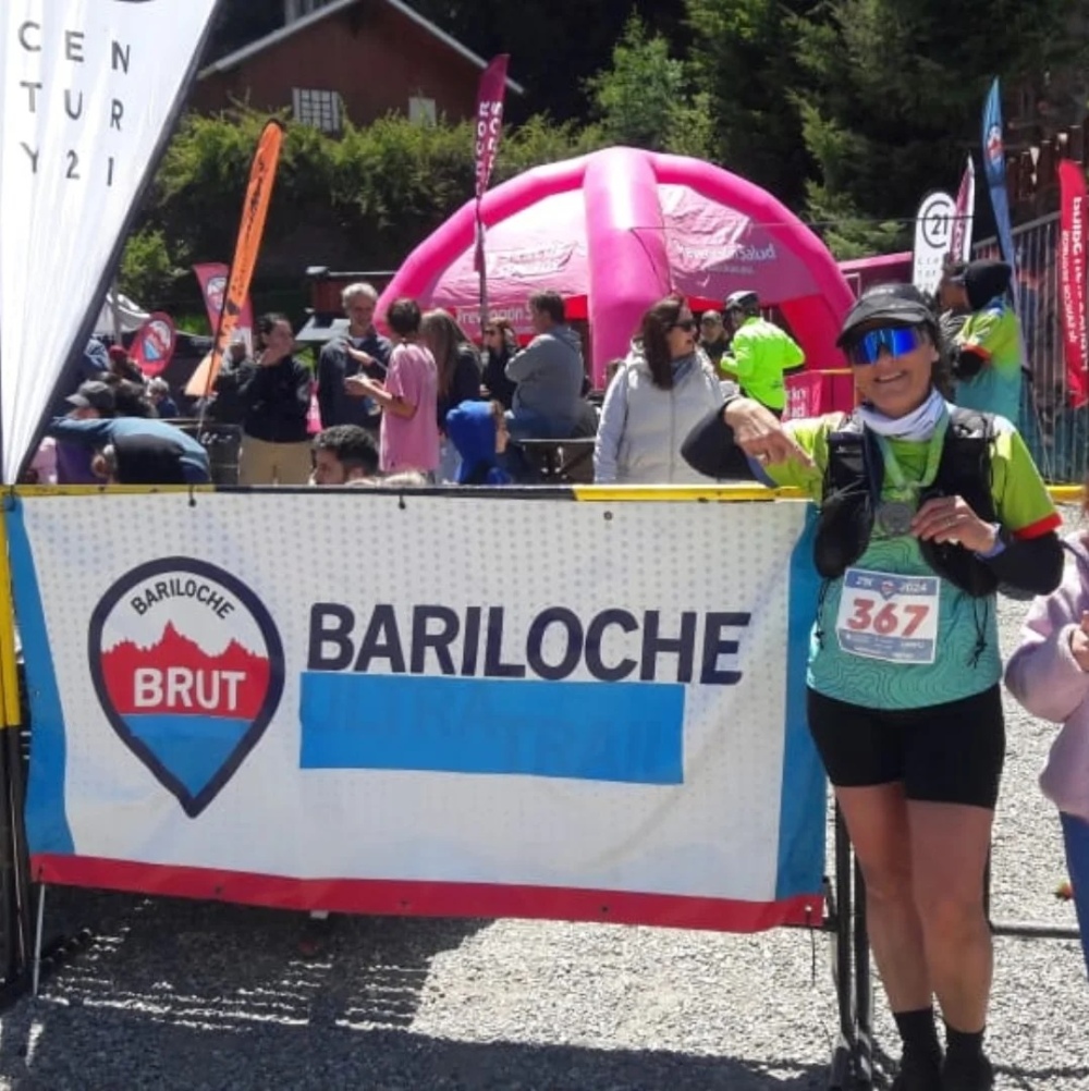 Mabel Corvo y su nieta Justina participaron de la novena edición de la Bariloche Running Ultra Trail