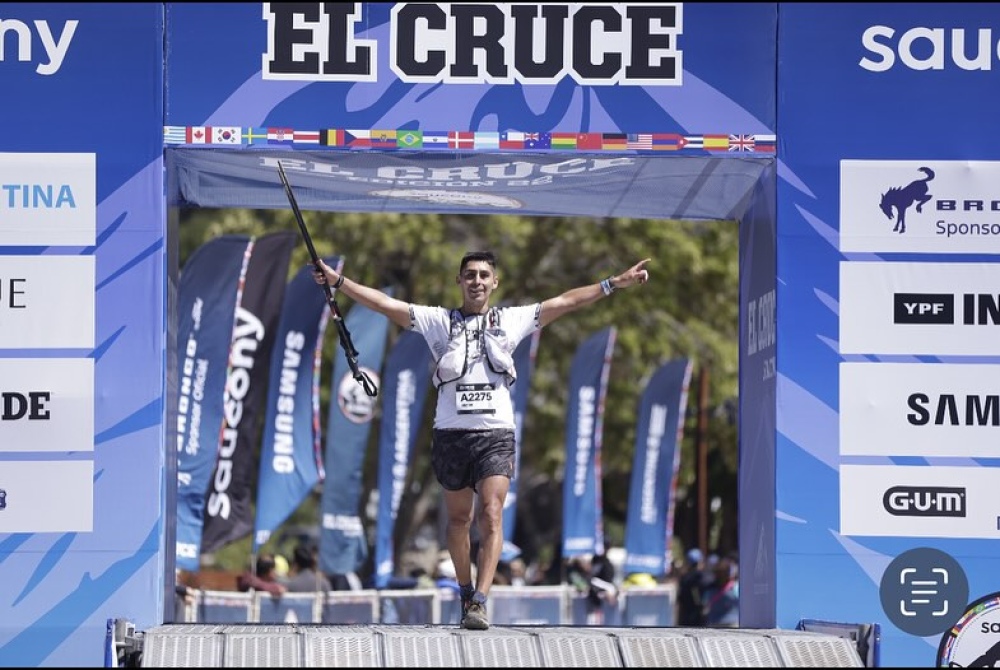 Agradecimiento de Jonatan ”Caco” Alchao luego de su participación en el exigente ”El Cruce Saucony 2024”