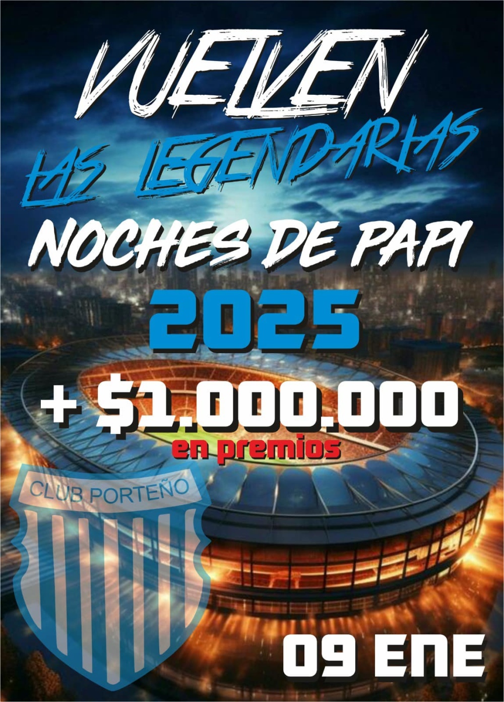 Se conocen mas detalles del Papi Futbol 2025 del Club Porteño de Saldungaray