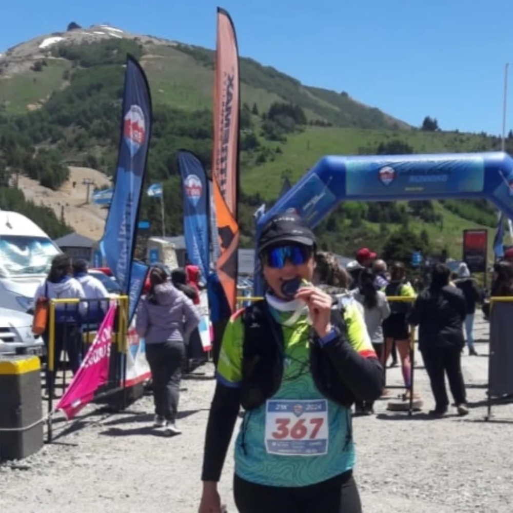 Mabel Corvo y su nieta Justina participaron de la novena edición de la Bariloche Running Ultra Trail