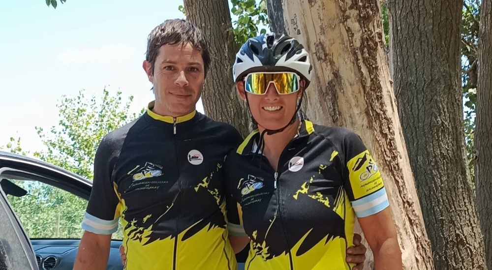 Javier Canale y Viviana López Rojas participaron en el Rural Bike ”El Paraíso” realizado en Laprida