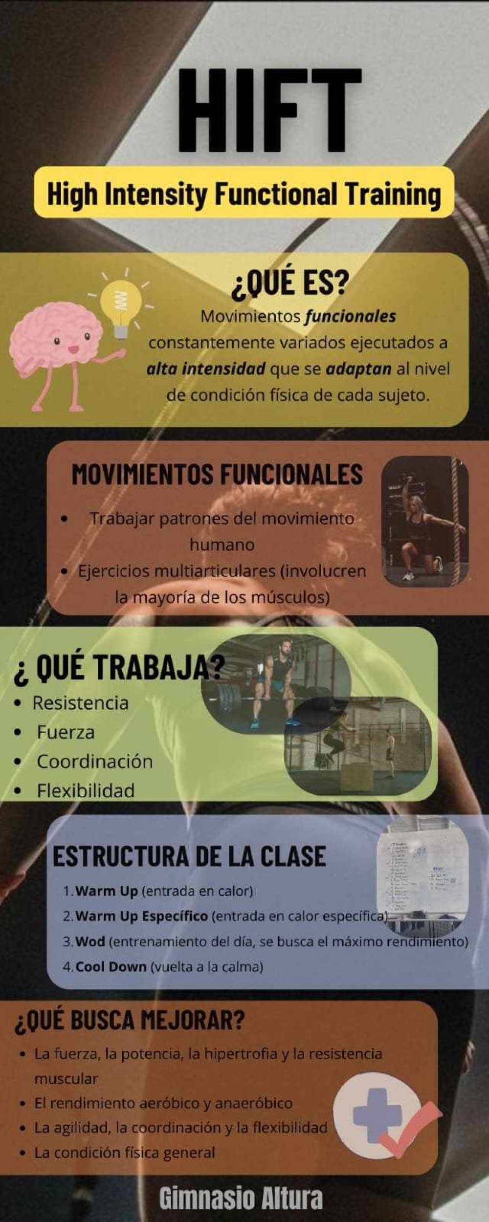 Desde el lunes 6 de enero comienza una nueva actividad en Gimnasio Altura