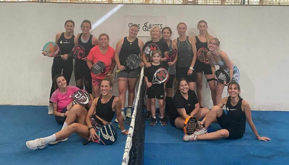 En el complejo Los Sauces Padel, se realizo este sábado un torneo denominado ”Americano Damas”